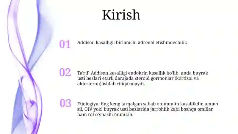 Addison Kasalligi Endokrinologiya 2