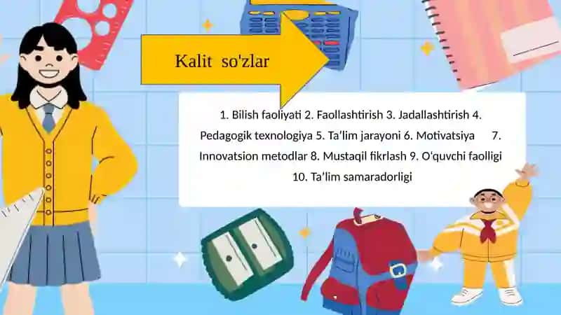 O'quvchilar bilish faoliyatini faollashtirish va jadallashtirish asosidagi pedagogik texnologiya 2