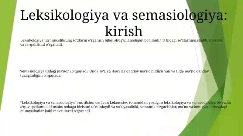Leksikologiya Va Semasiologiya 2