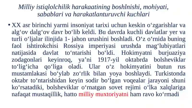 Milliy istiqlolchilik harakati 2