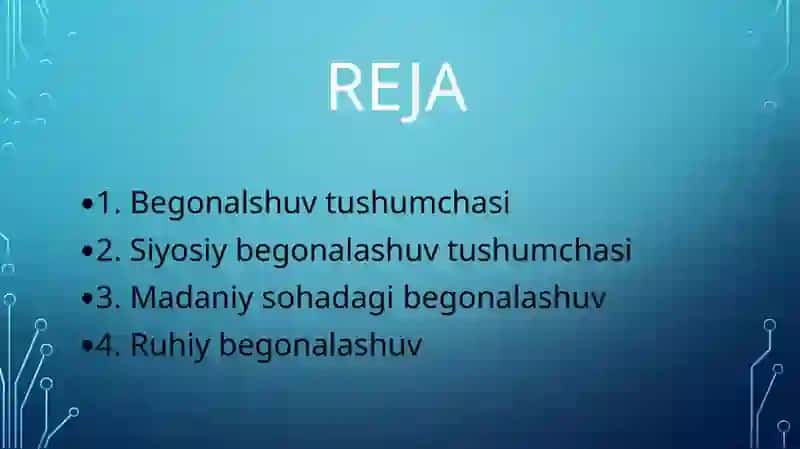 Beganalashuvva tanazzul 2