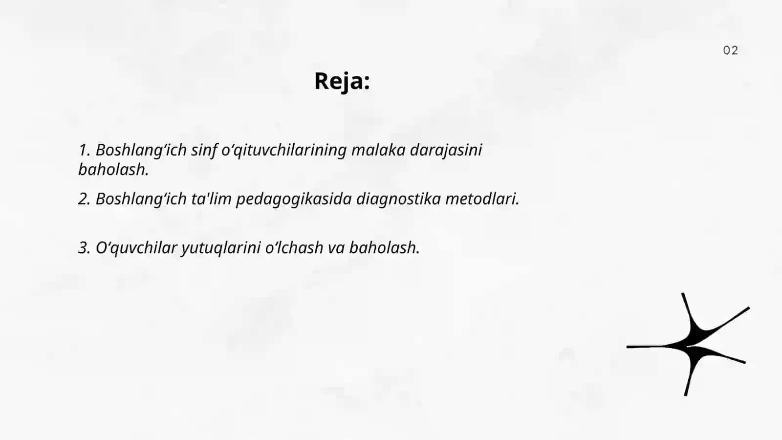 Boshlangʻich sinf oʻqituvchilarini pedagogik tashxislash 2