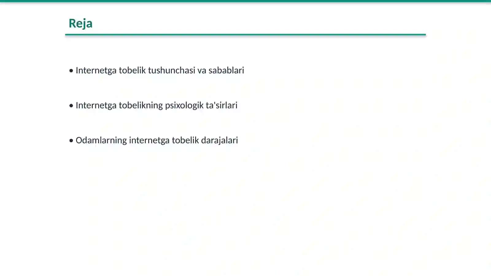 Internetga tobelik muommasi umumiy psixologiyadan 2