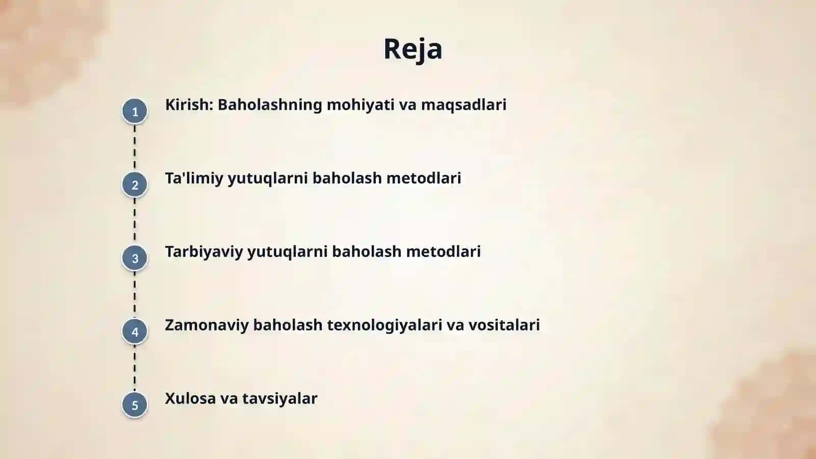 O‘quvchilarning ta’limiy va tarbiyaviy yutuqlarini baholash tizimi 2