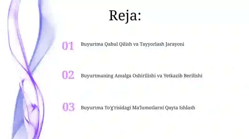 Buyruq va Farmoyish Tayyorlash 2
