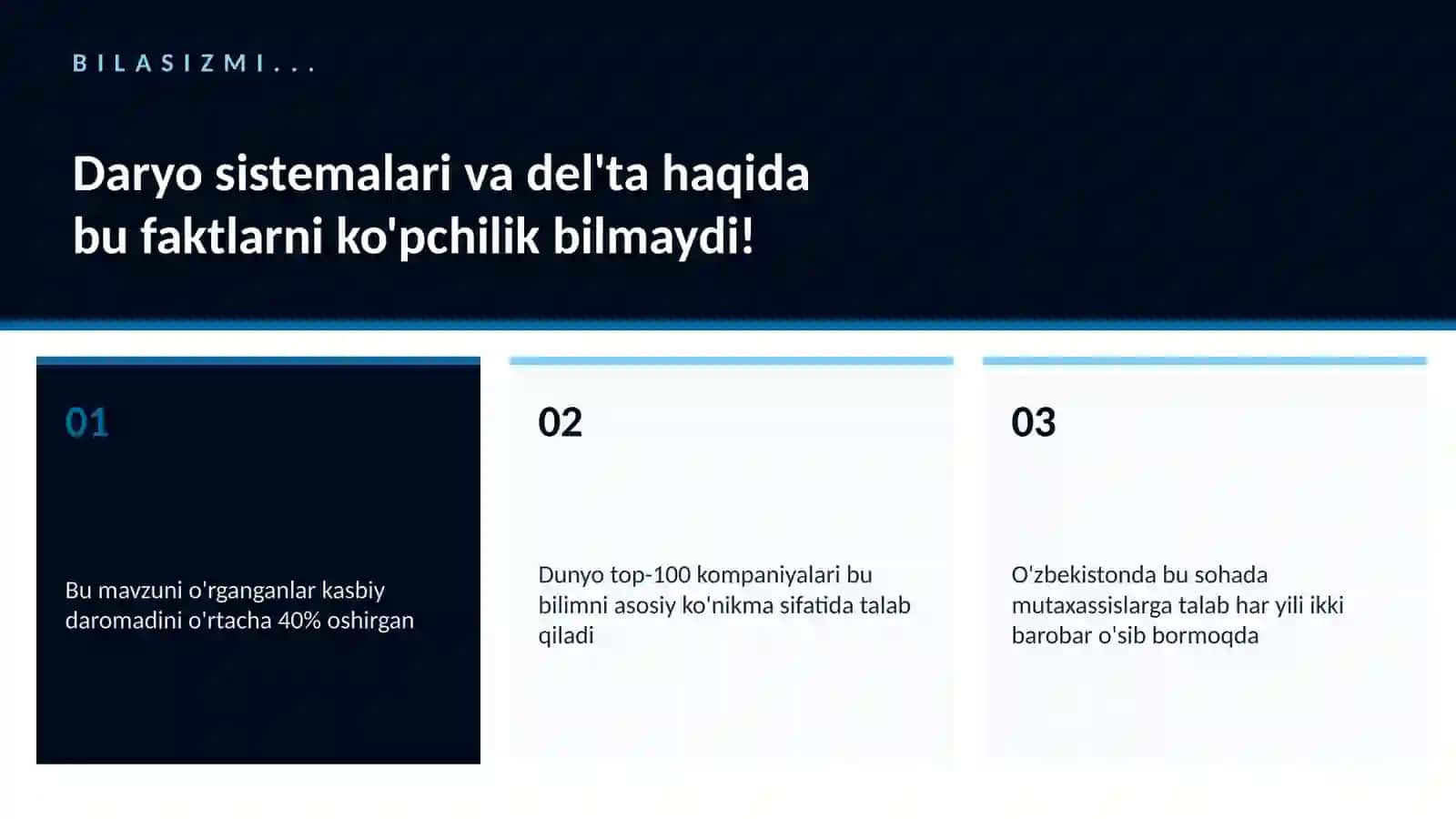 Daryo sistemalari va del'ta 2