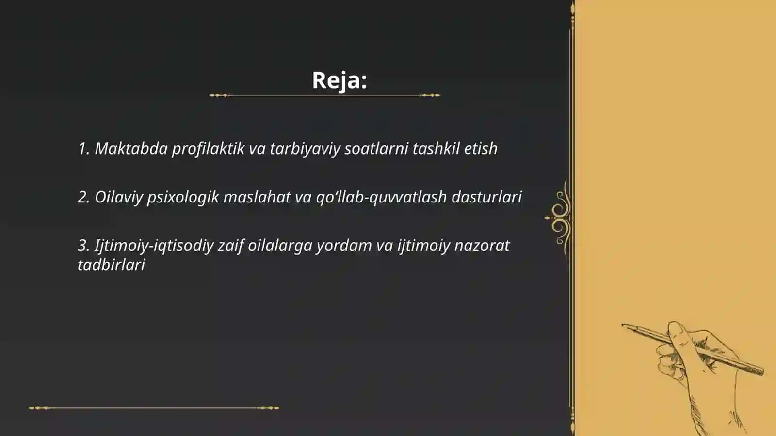 Voyaga yetmagan bilan huquqbuzarlikni oldini olishga oid ijtimoiy pedagogik tadbirlar 2