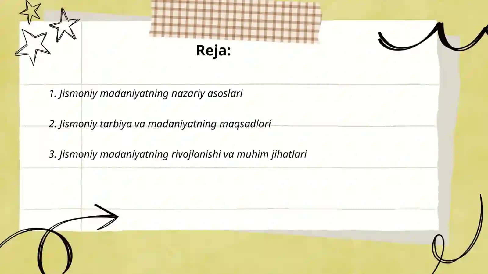 Jismoniy madaniyat nazaryasi va metodikasning maqsad hamda vazifalari 2
