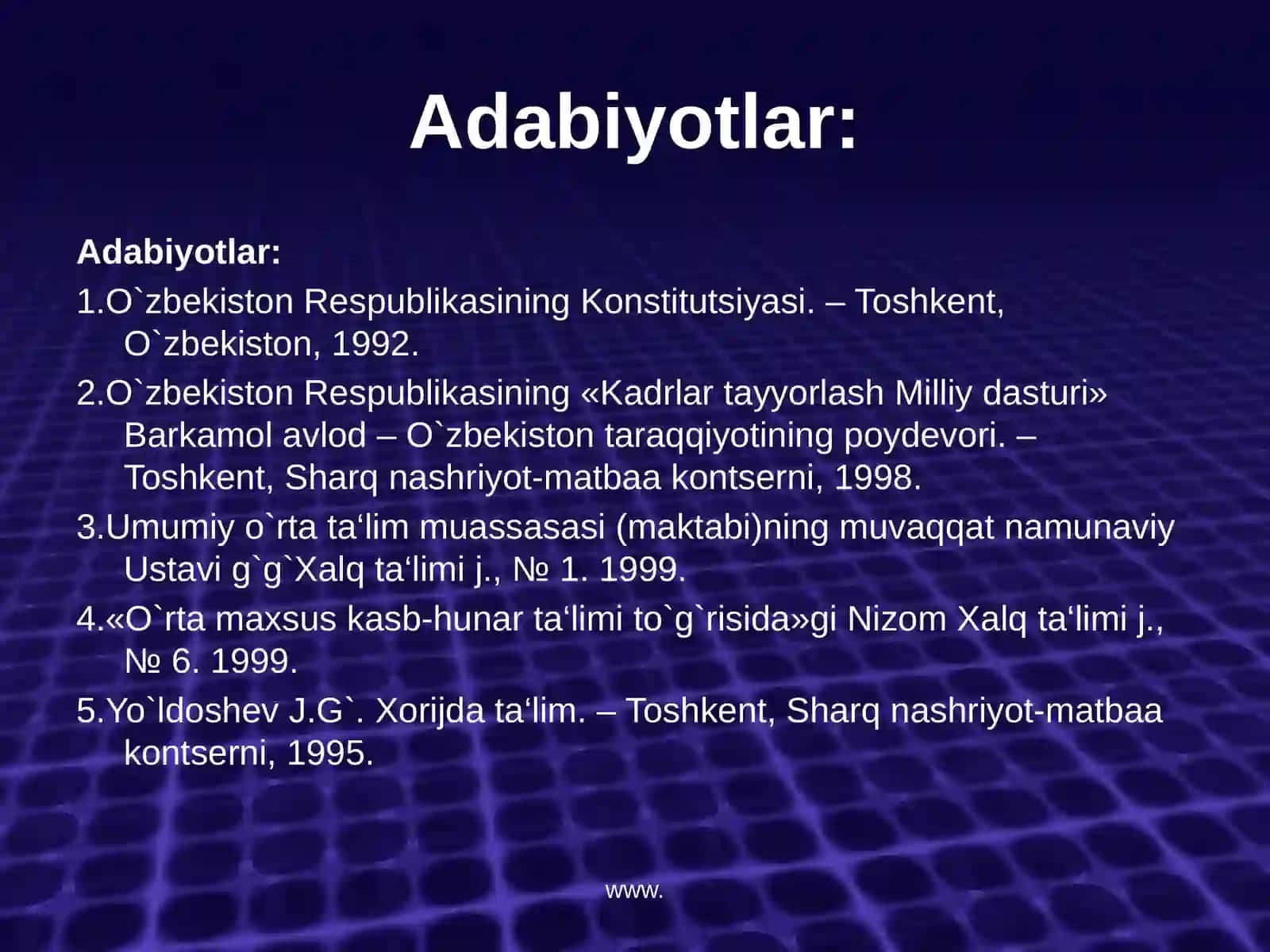 Ta'lim muassasasi menejmenti 2