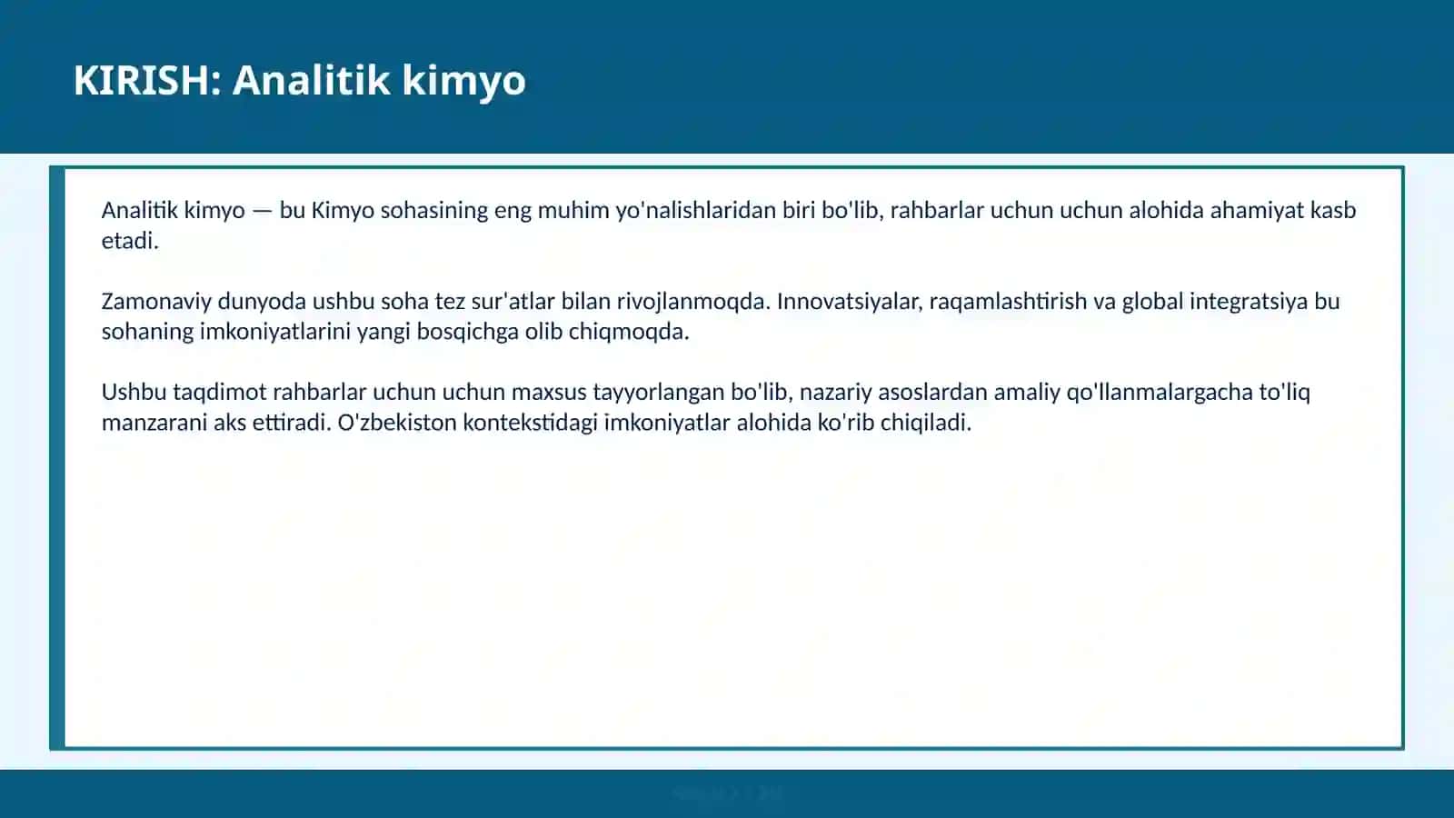ANALITIK KIMYO 2