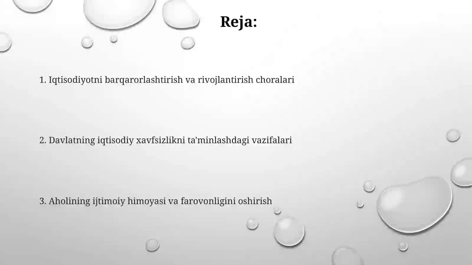 Davlatning iqtisodiy xavfsizlikni ta'minlash vazifalari 2