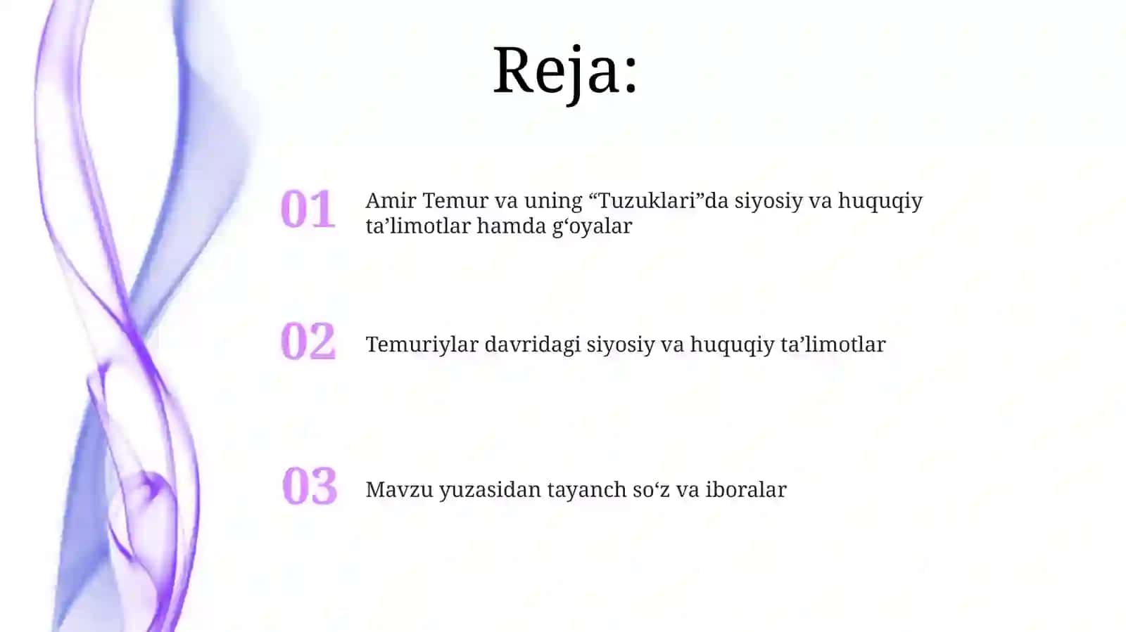 Amir Temur va Temuriylar davri siyosiy-huquqiy ta'limotlar 2