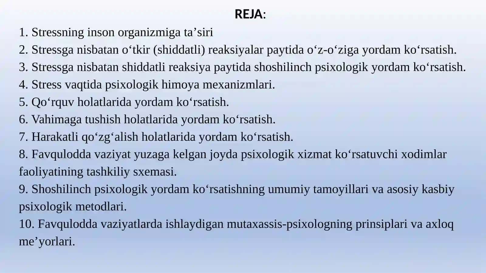Stressning inson hayotiga ta’siri 2