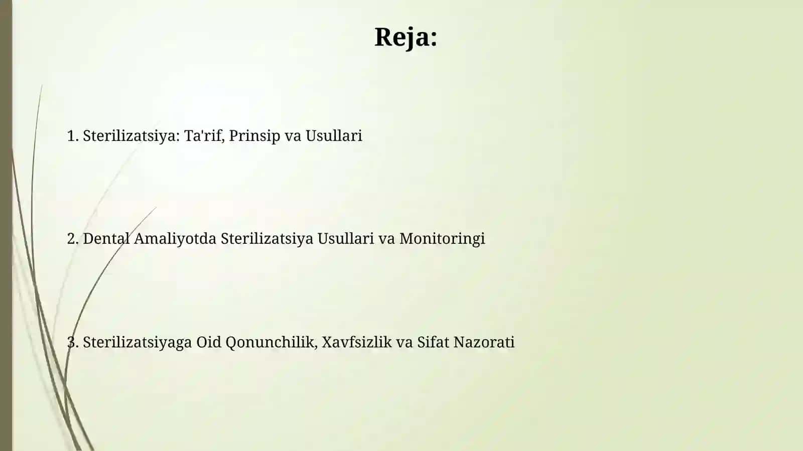 Sterilizatsiya va uning tamoyili. Stomatalogiya amaliyotda qolaniladigan sterilizatsiya usulari 2