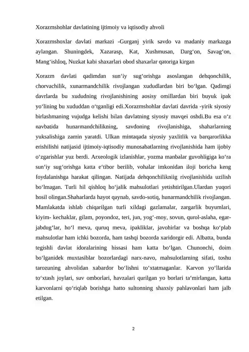 SHIHOBUDDIN MUHAMMAD AN-NASAVIYNING “SIROT US SULTON JALOLIDDIN MANGUBERDI” ASARI 2