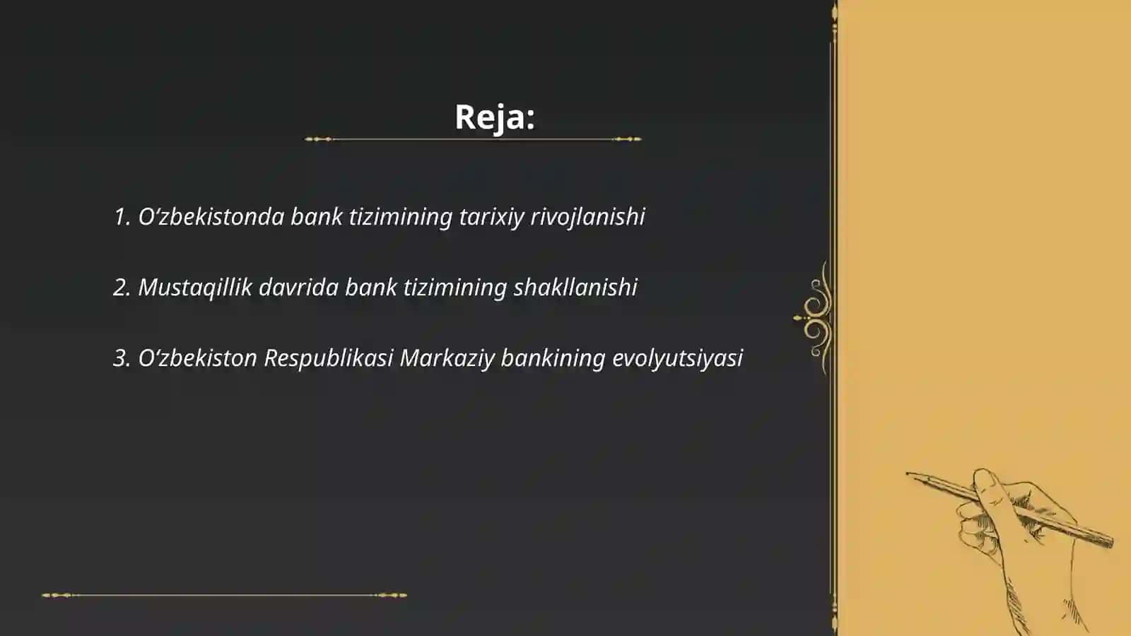 Oʻzbekistonda bank tizimining tarixiy rivojlanishi 2
