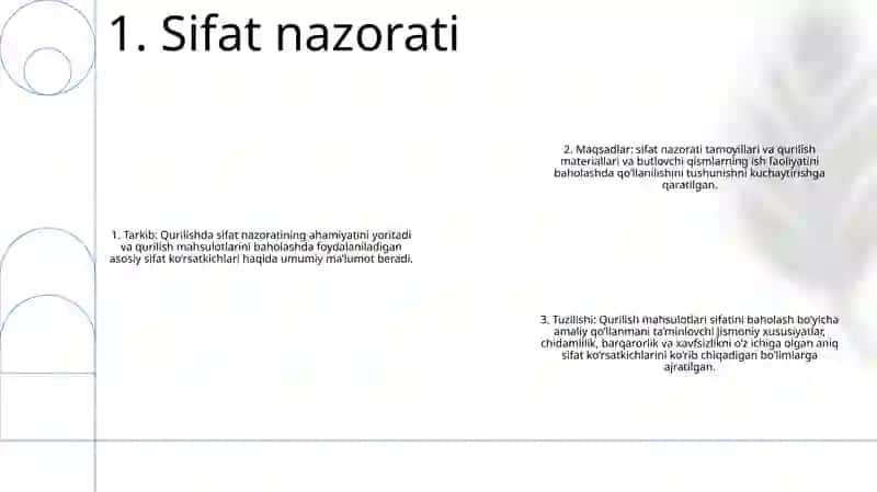 Qurilish Mahsulotlarining Sifat KoʻRsatkichlari 2