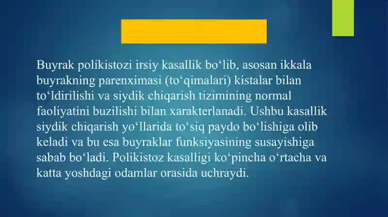 Buyrakpolikistozlari 2
