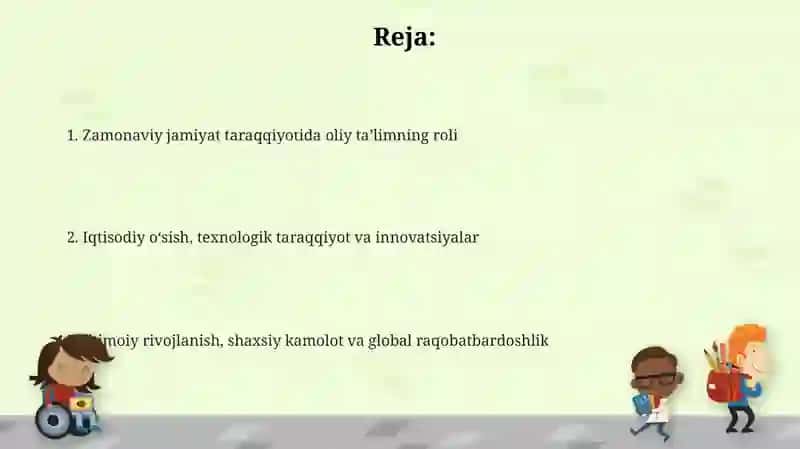Ta'limning ta'rifi va evolyutsiyasi 2