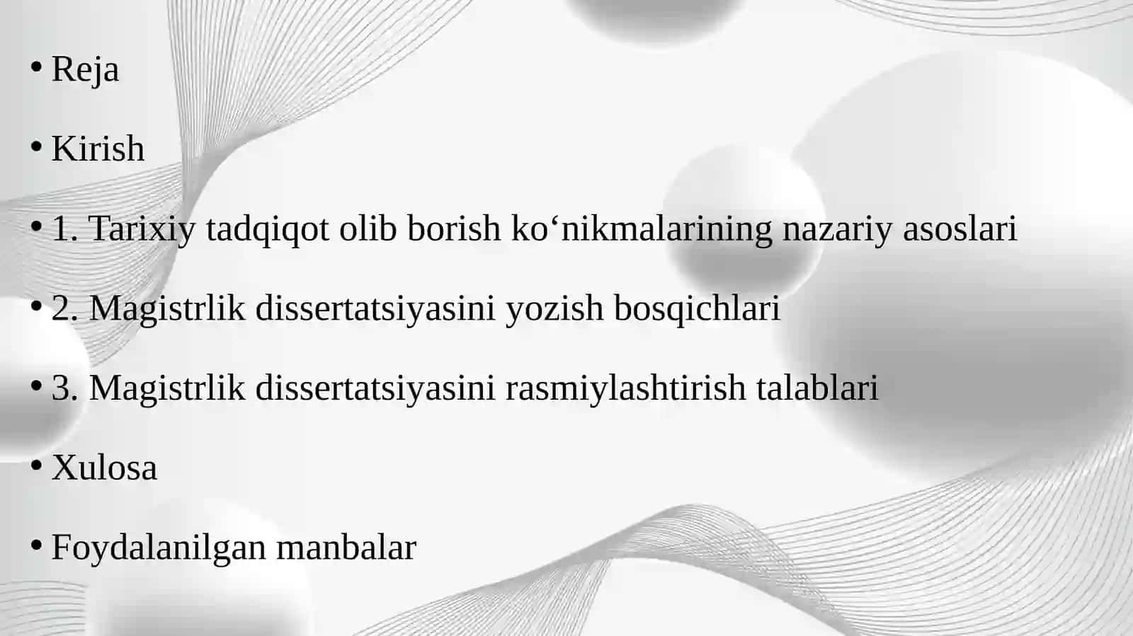 Talabalarda tarixiy tadqiqot olib borish ko‘nikmalarini shakllantirish magistrlik dissertat 2