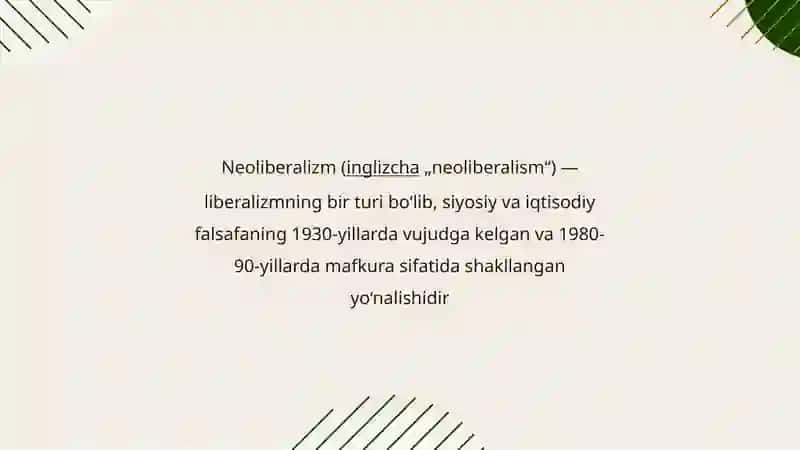 Neoliberalizm 2