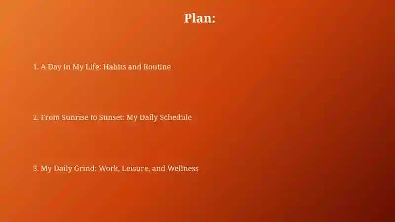 My Daily Habits and Routine (Present Tense) Simple, Questions, Negations 2