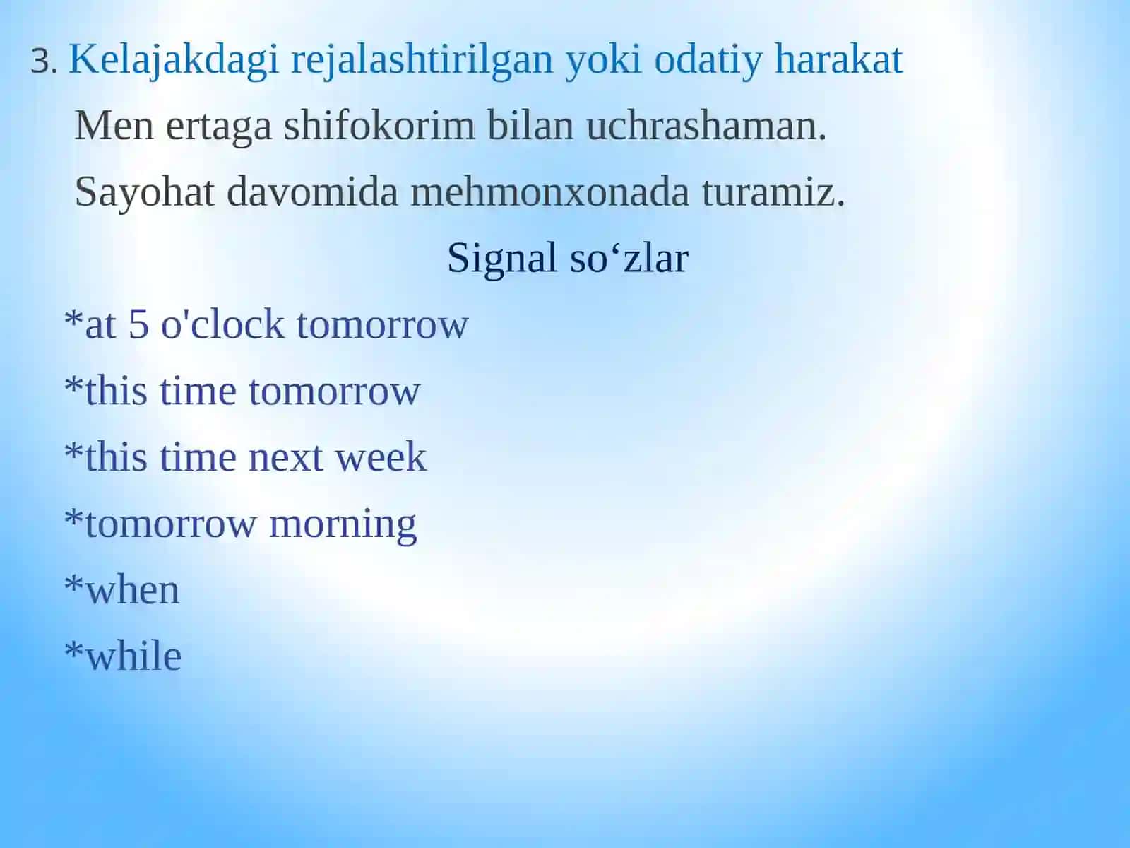 Future Continuous 2