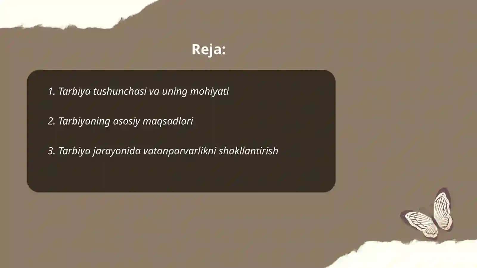 Tarbiyaning maqsad va vazifalari 2