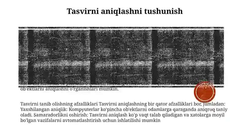 Tasvirni Aniqlash 2
