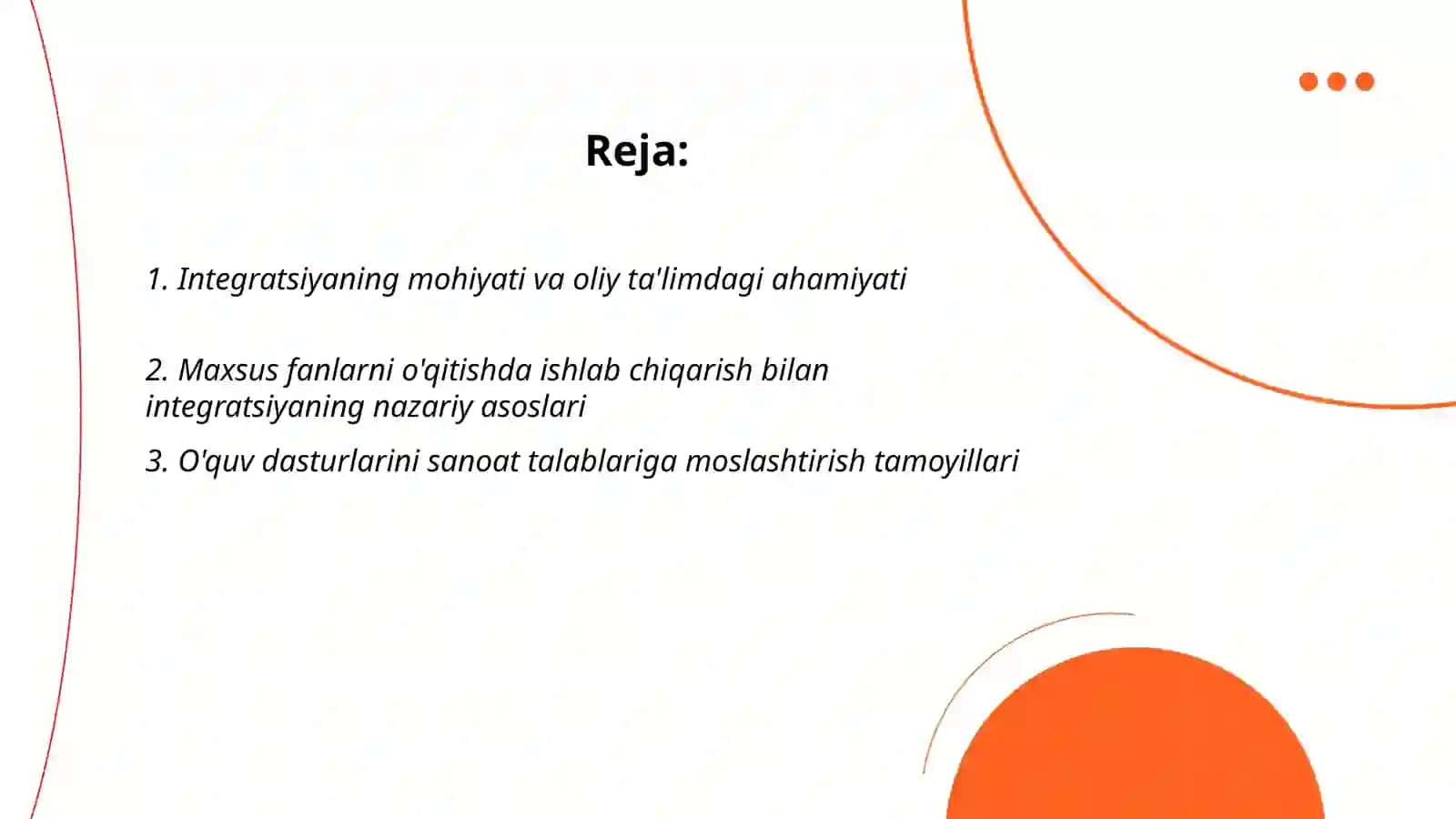 Integratsiyaning mohiyati va oliy ta'limdagi ahamiyati 2