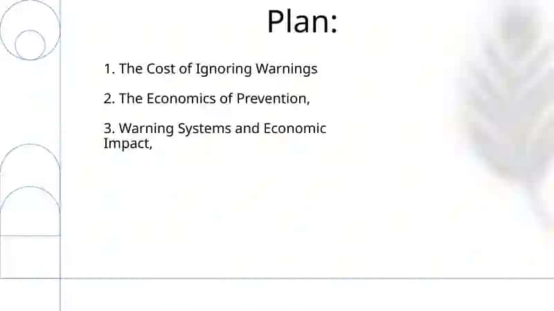 Giving warnings economics 2