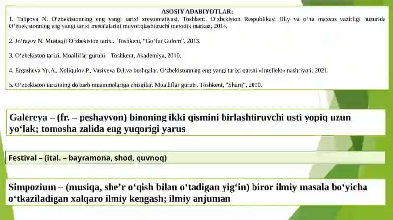 O‘zbekistonning eng yangi tarixi 2