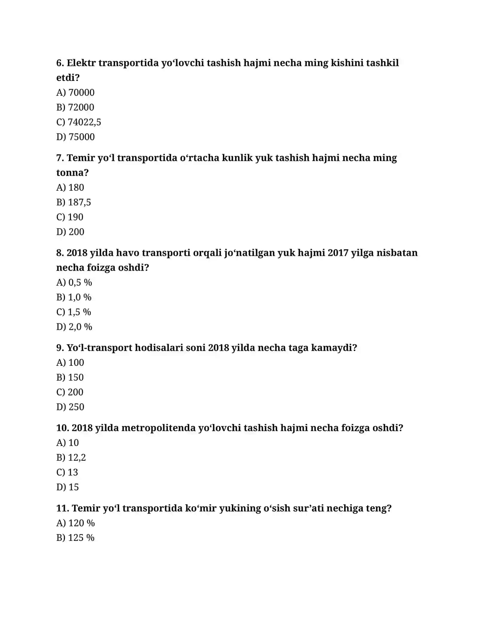Rеspublikаmizdа аviа vа tеmir yo’l trаnspоrtidа yuk vа yo’lоvchi tаshishdаgi muаmmоlаr 2