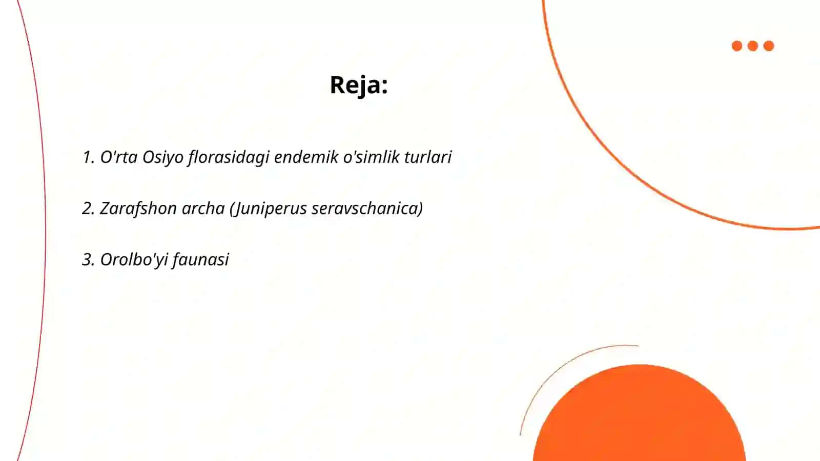 Oʻrta Osiyo endemik organizmlari 2