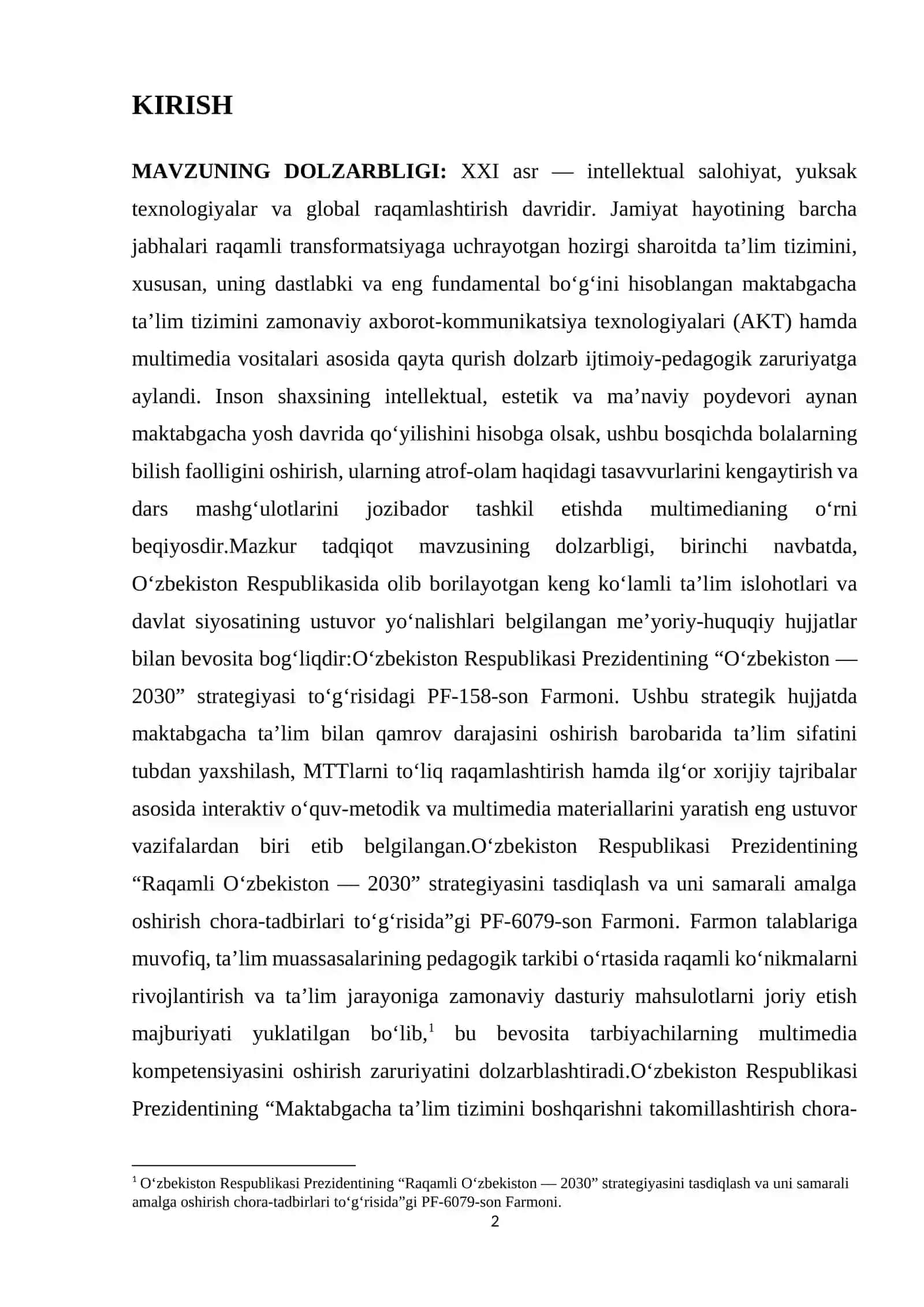 MAKTABGACHA TA’LIMDA MULTIMEDIA TEXNOLOGIYALARINING NAZARIY ASOSLARI 2