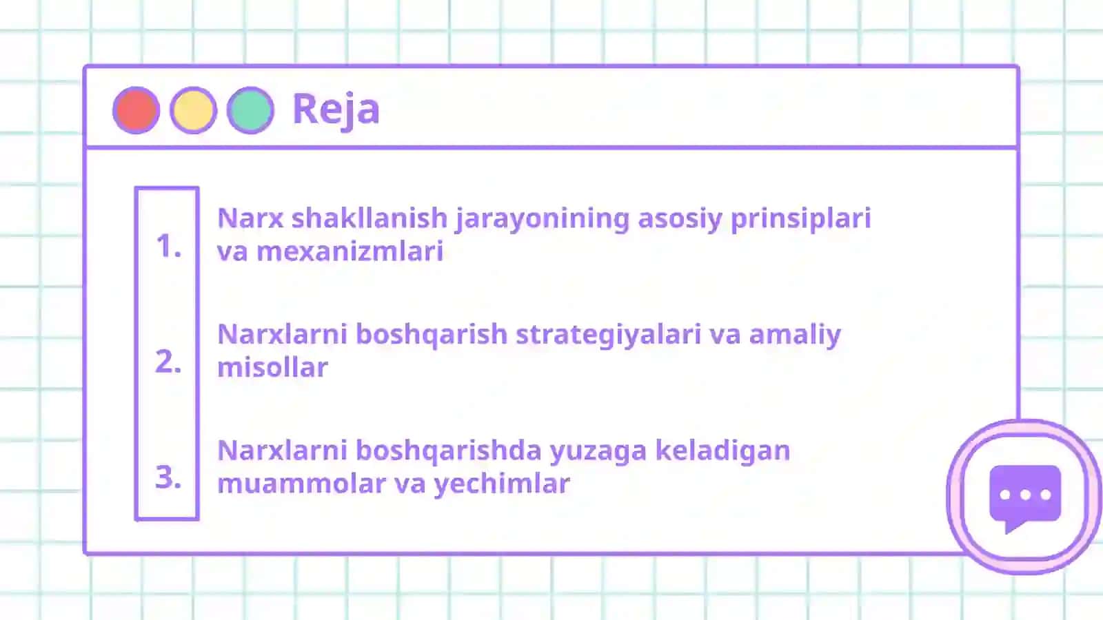 Korxonalarda narx shakllanish jarayonini boshqarish 2