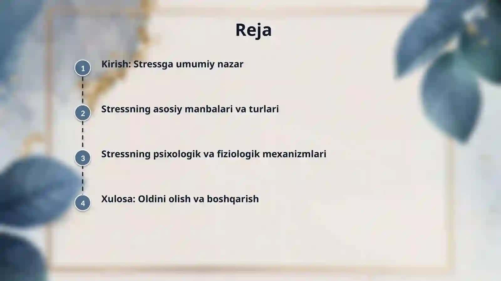 Stressning yuzaga kelish sabablari 2