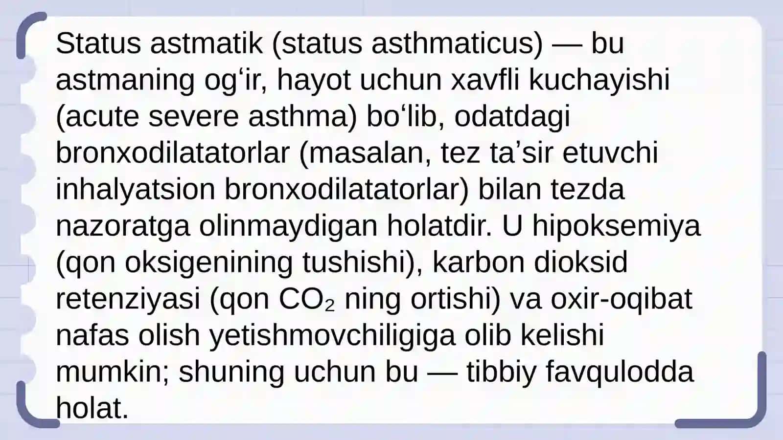 Asmatik status 2