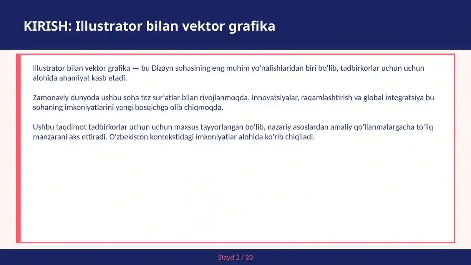 Illustrator bilan vektor grafika 2