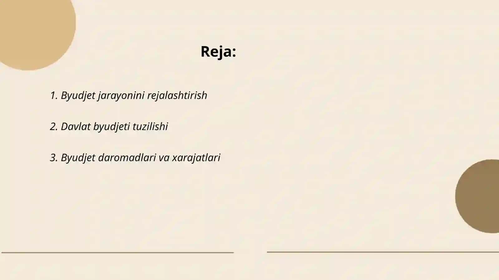 Byudjet tizimini boshqarish 2
