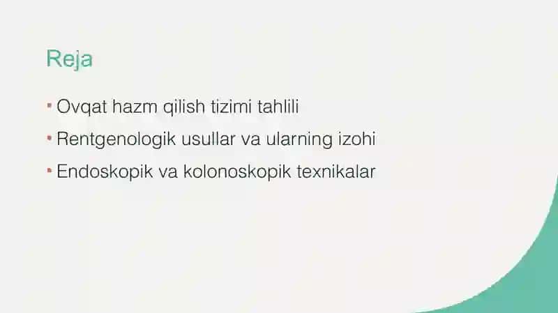 Ovqat hazm qilish tizimi tahlili 2