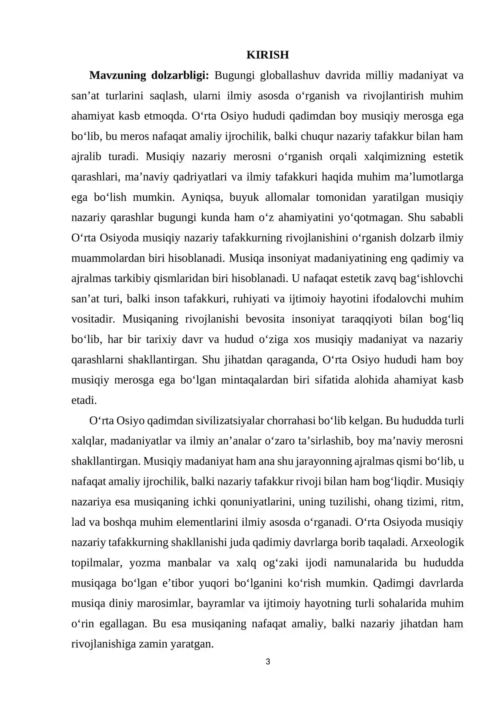 MUSIQIY NAZARIY MEROS O‘RTA OSIYODA MUSIQIY NAZARIY TAFAKKURNING RIVOJLANISHI 2