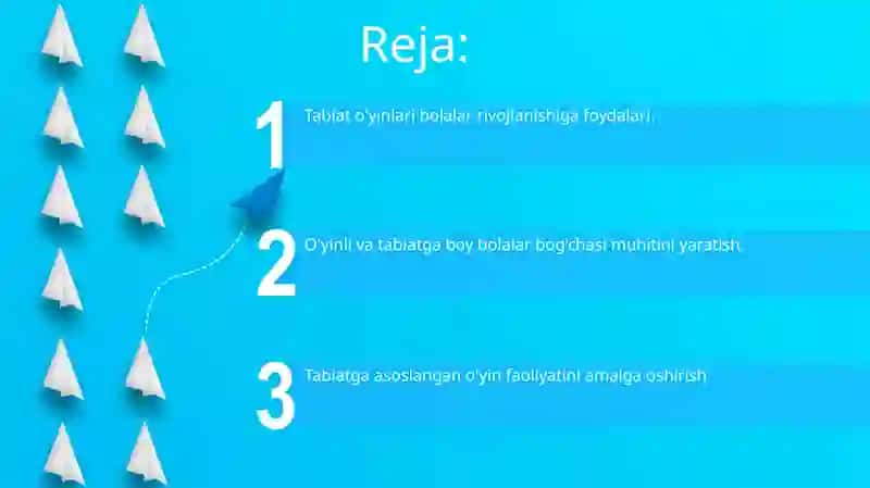 Tabiat o'yinlari va ularning faqat majmuiy asosiy predmetlar mavzusidagi o'quv-uslubiy tayyorlovlar 2