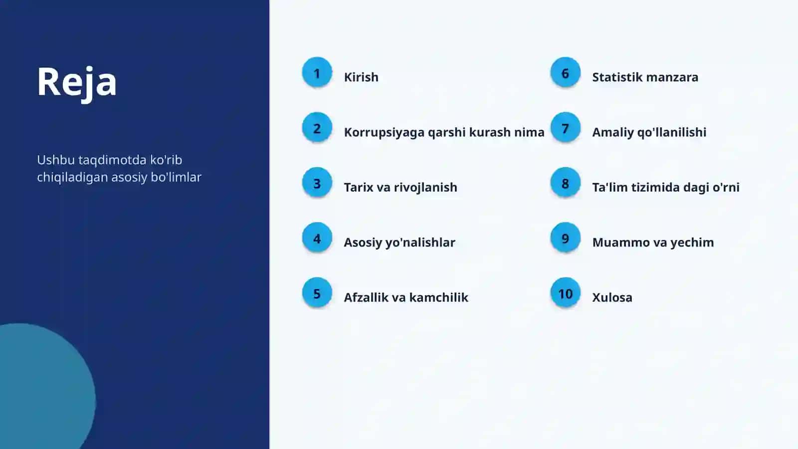 Korrupsiyaga qarshi kurash 2