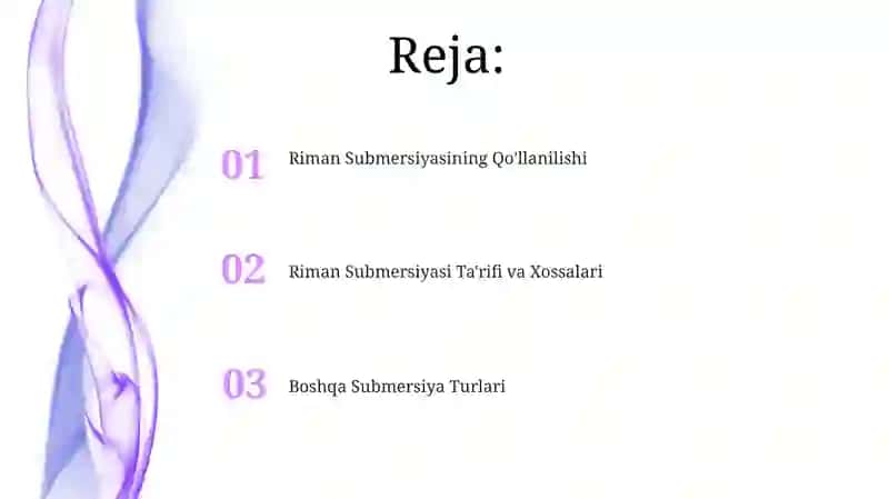 Boshqa Submersiya Turlari 2