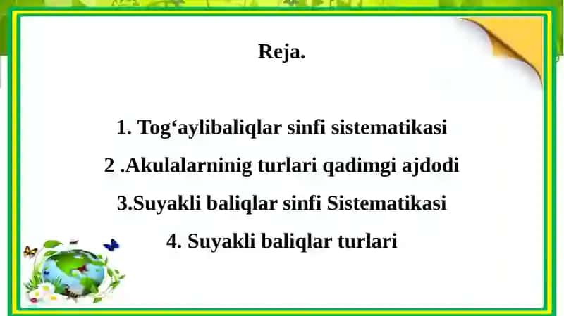 Baliqlar (Pisces) Katta Sinfi 2