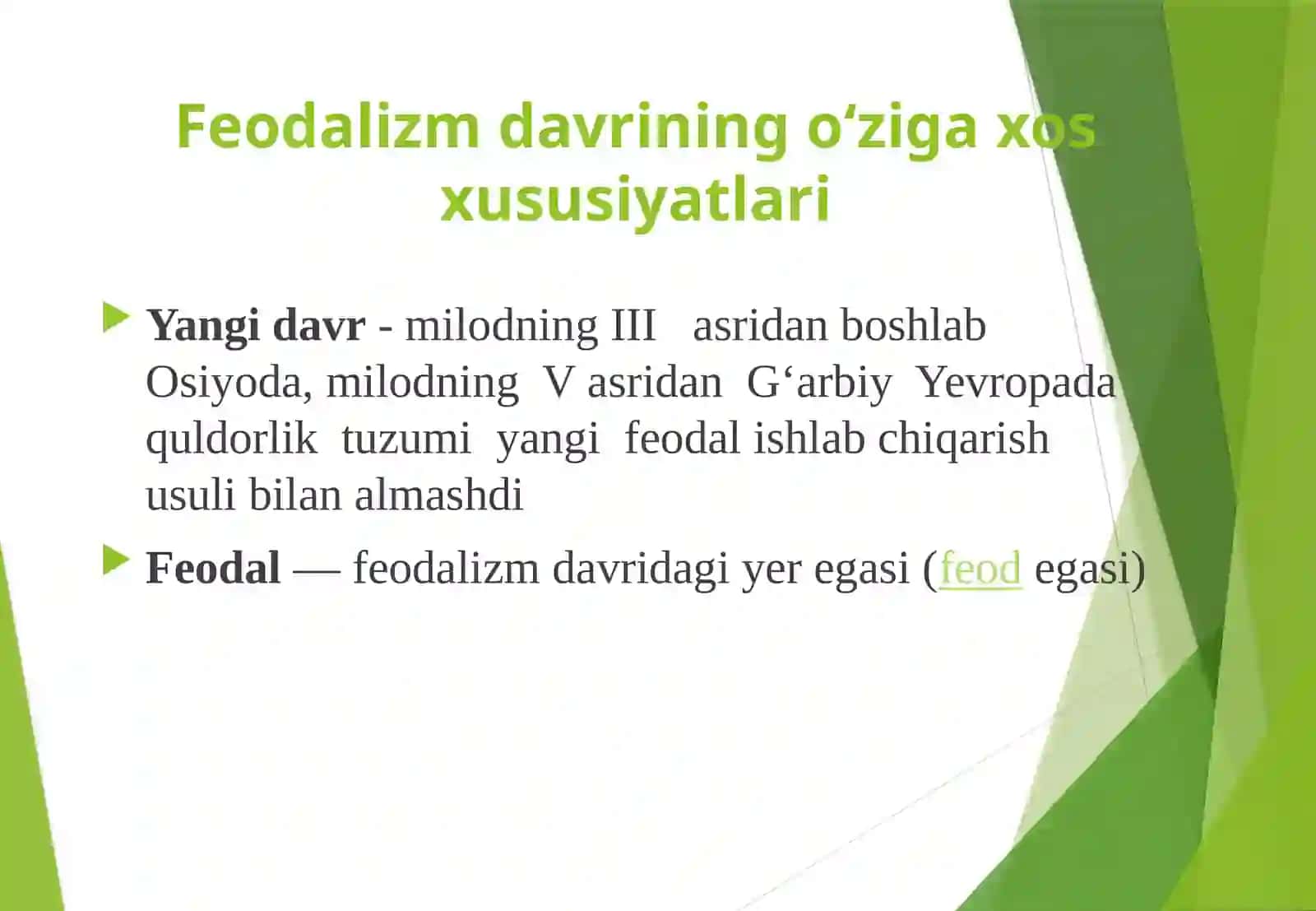 Feodal  jamiyati  va  uning  emirilishi  davridagi  iqtisodiy ta‘limotlar 2