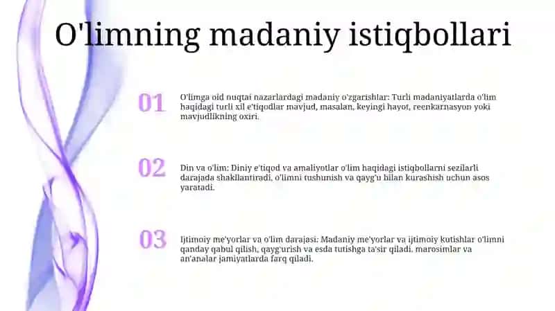 Hayot Va O'Limga Nisbatan Munosabat 2