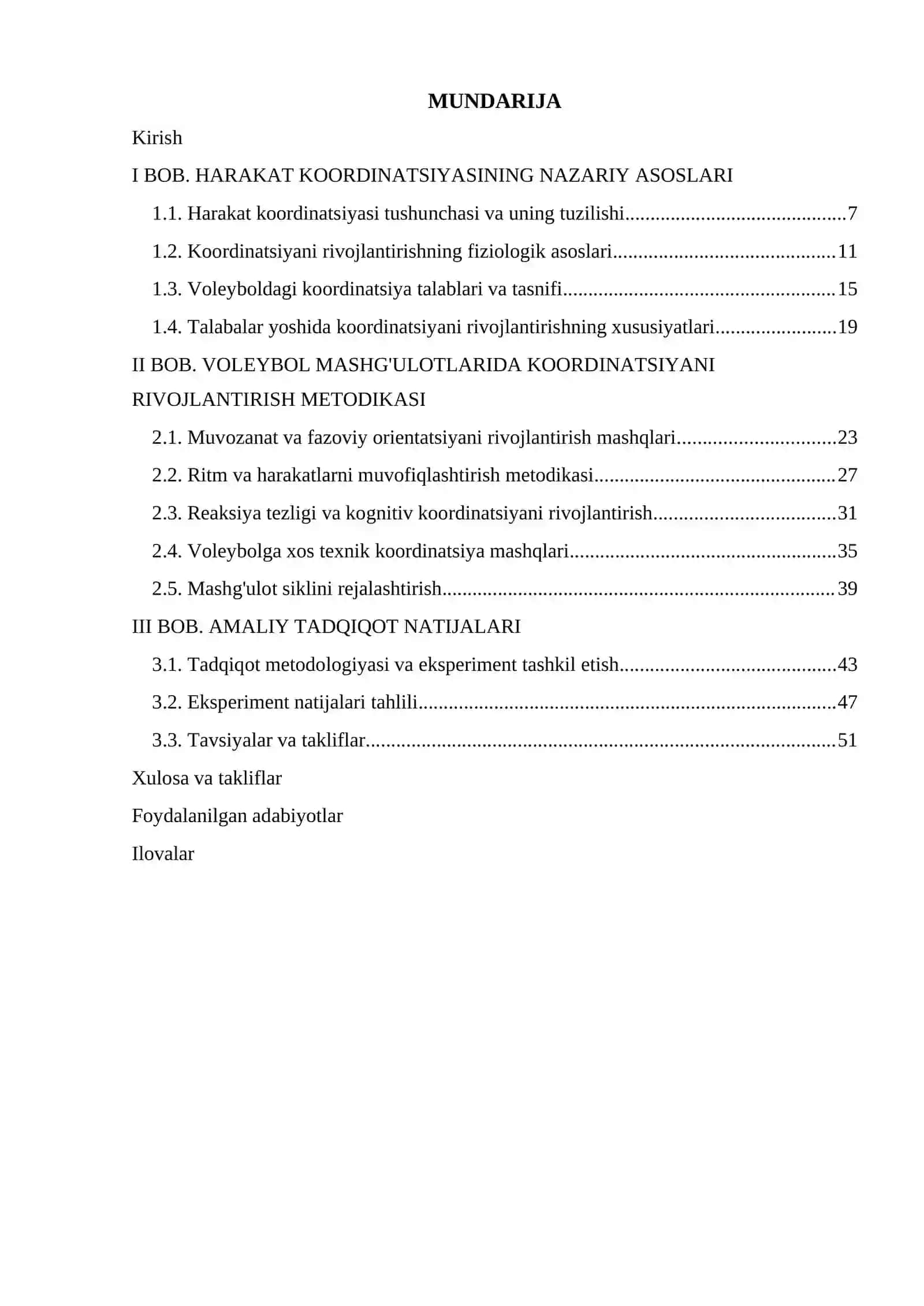 Voleybol mashg'ulotlarida harakat koordinatsiyasini rivojlantirish 2