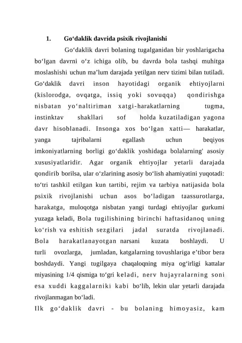 ILK YOSHDAGI BOLALARNI RIVOJLANISHI VA ULARNING TARBIYASI 2